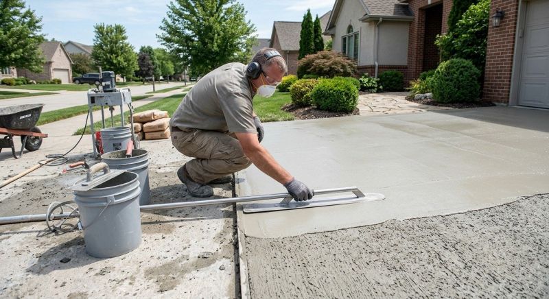 Garage Concrete Resurfacing in Corpus Christi, TX