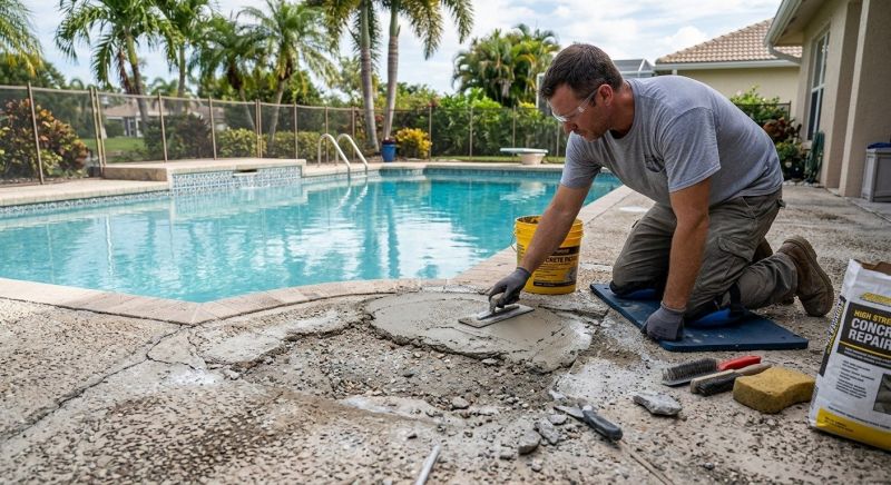 Pool Patio Repair in Albany, NY