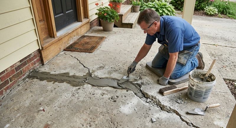 Porch Crack Repair in Corpus Christi, TX